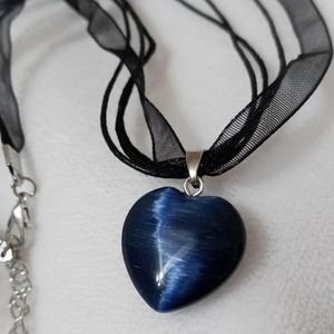 Natural stone quartz opal blue